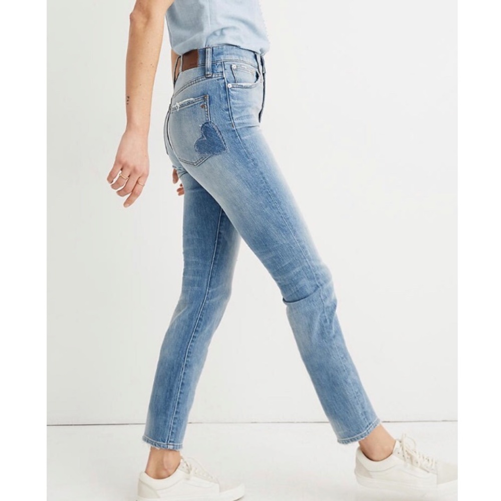 Madewell Perfect Vintage Jean Heart Patch Edition